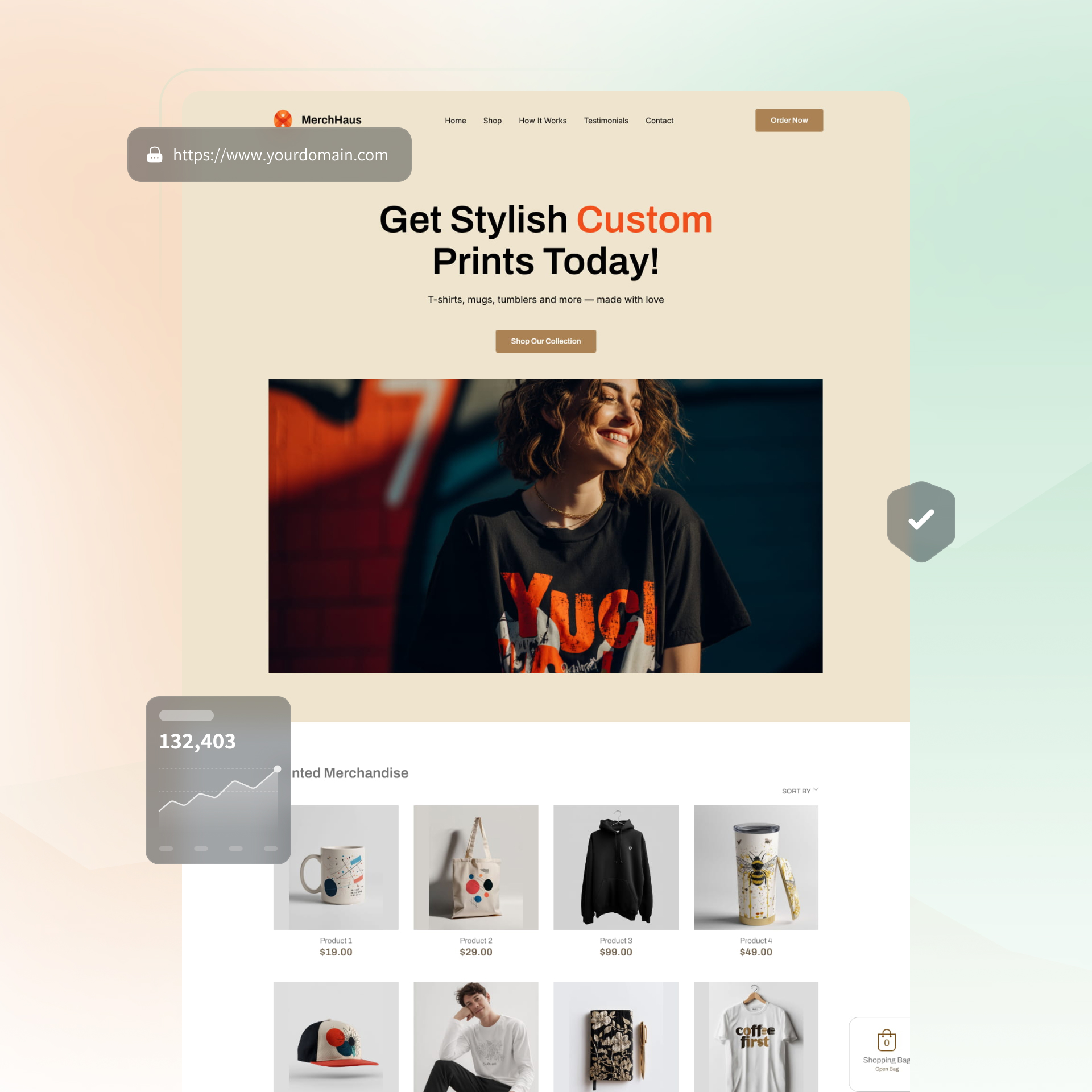 printing website builder