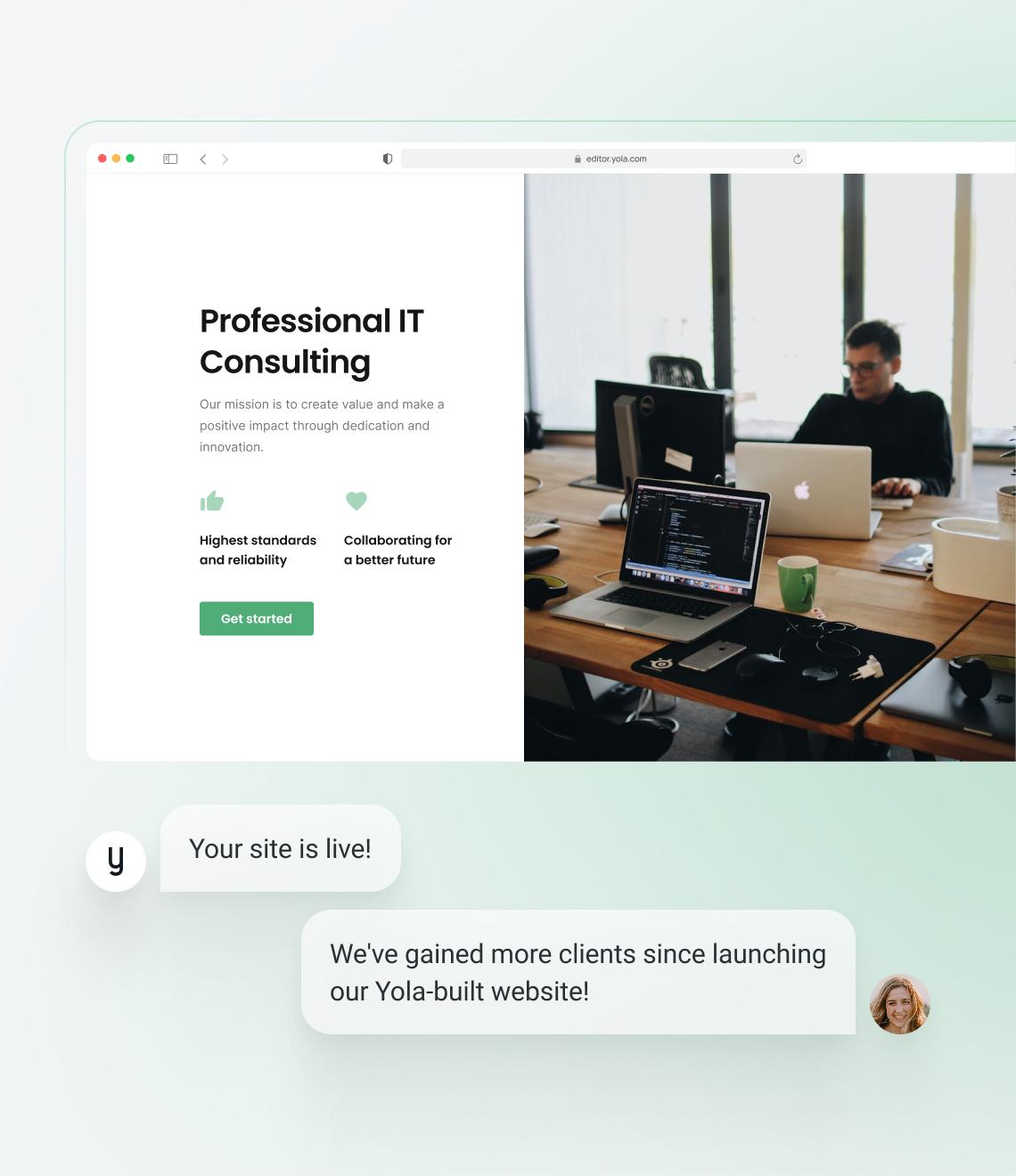 How to make an IT consulting website