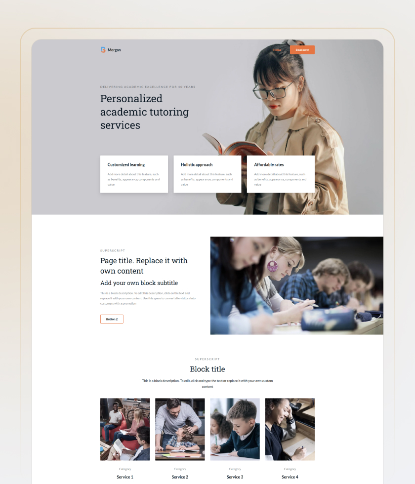 Notary website template 5