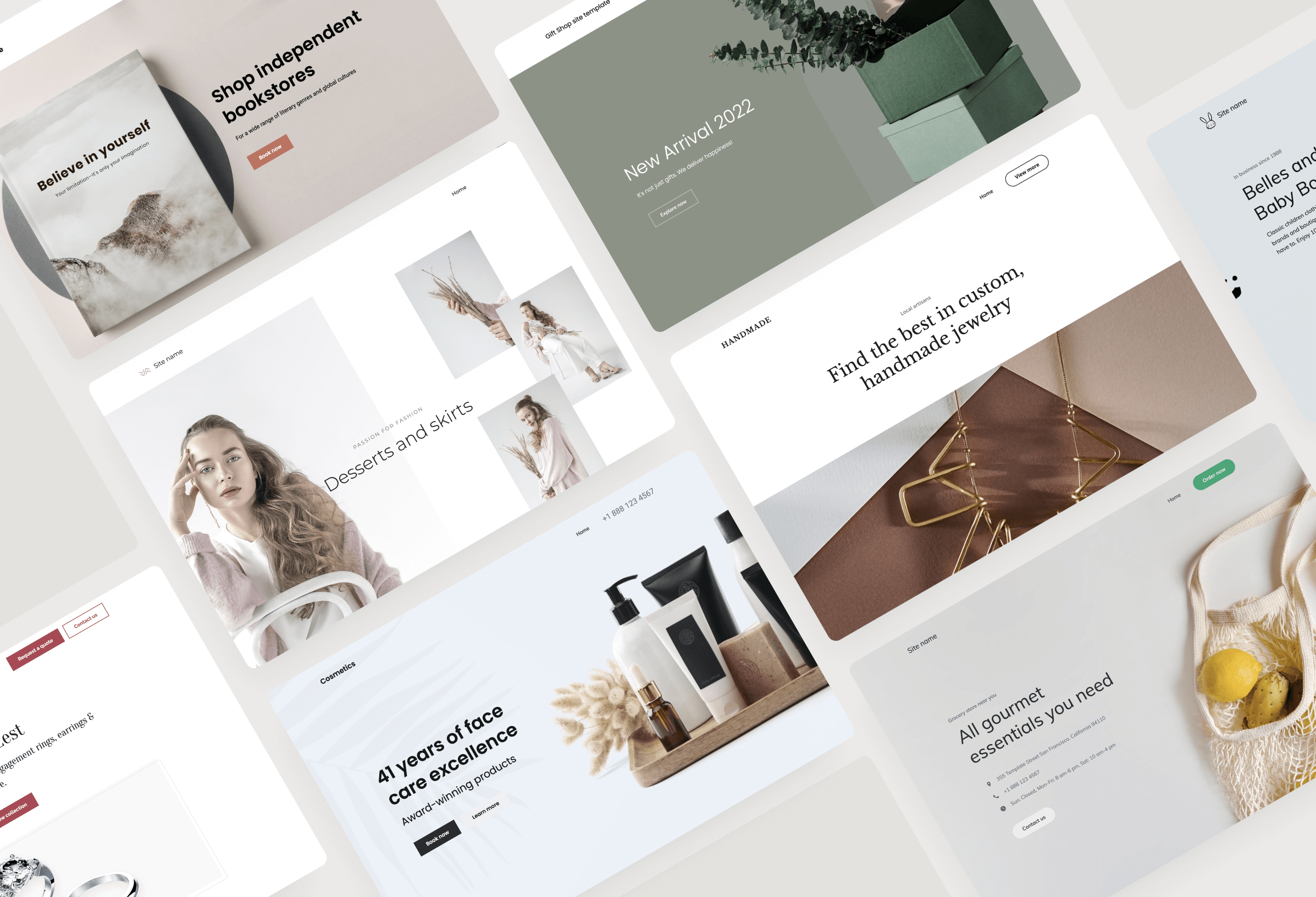 free professional online store templates