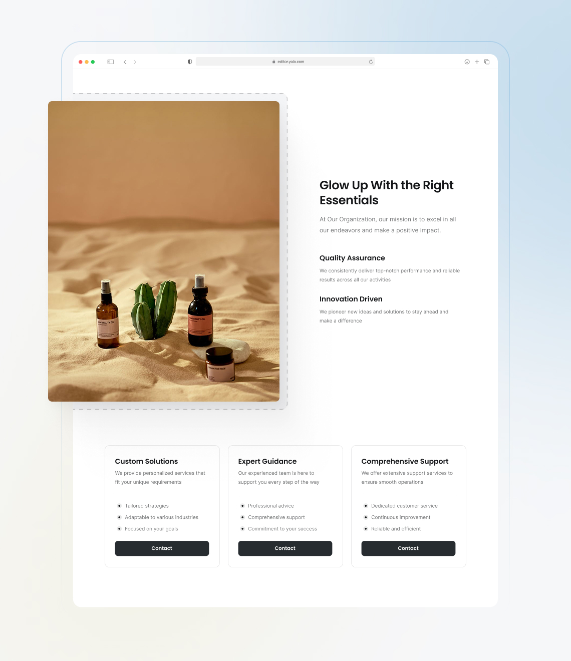 How to launch a cosmetics website easily
