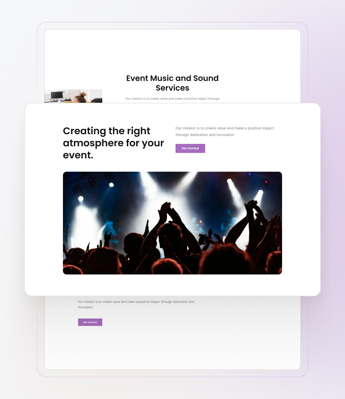 Best website builder for djing services