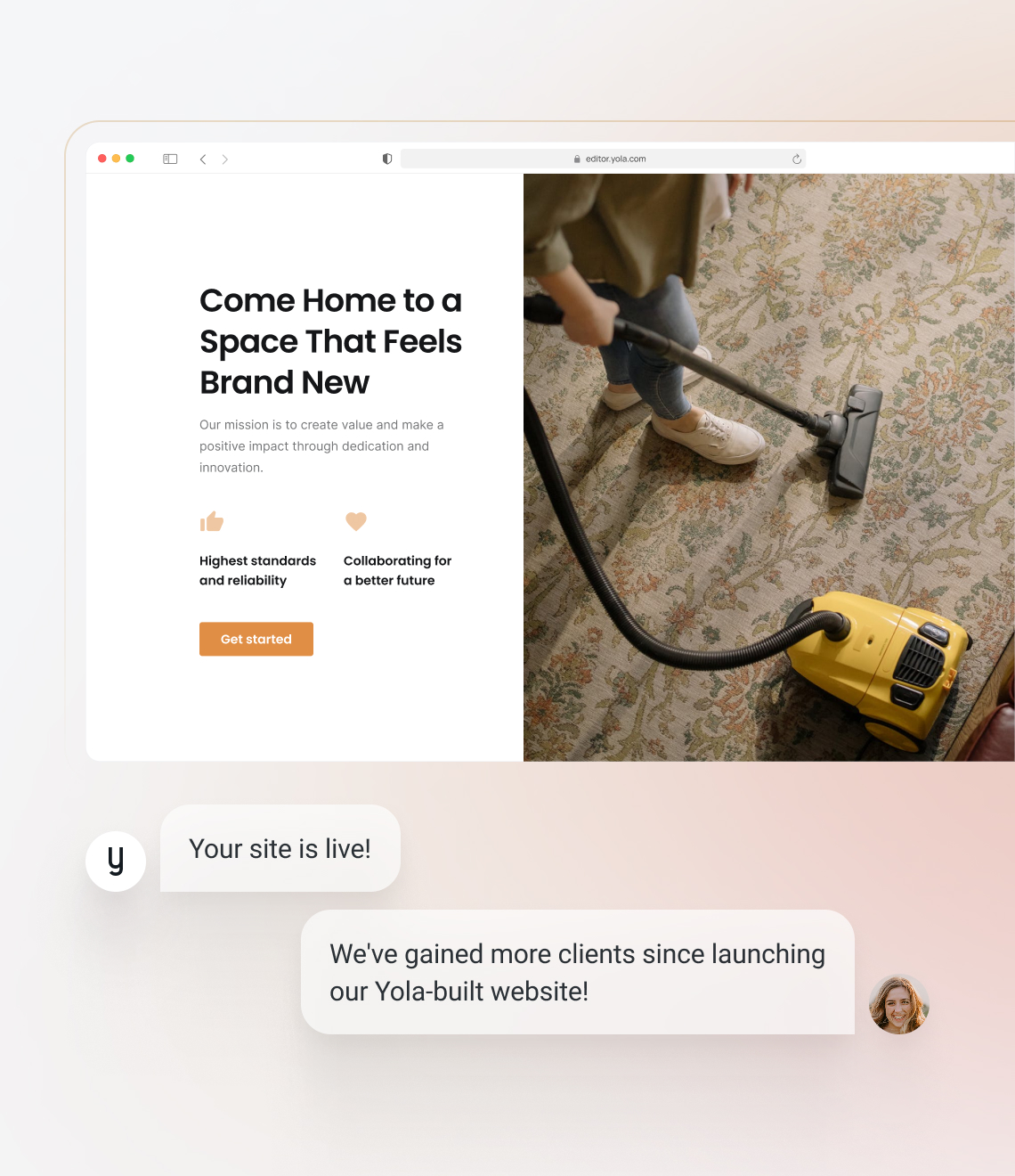 How to make a house cleaning website