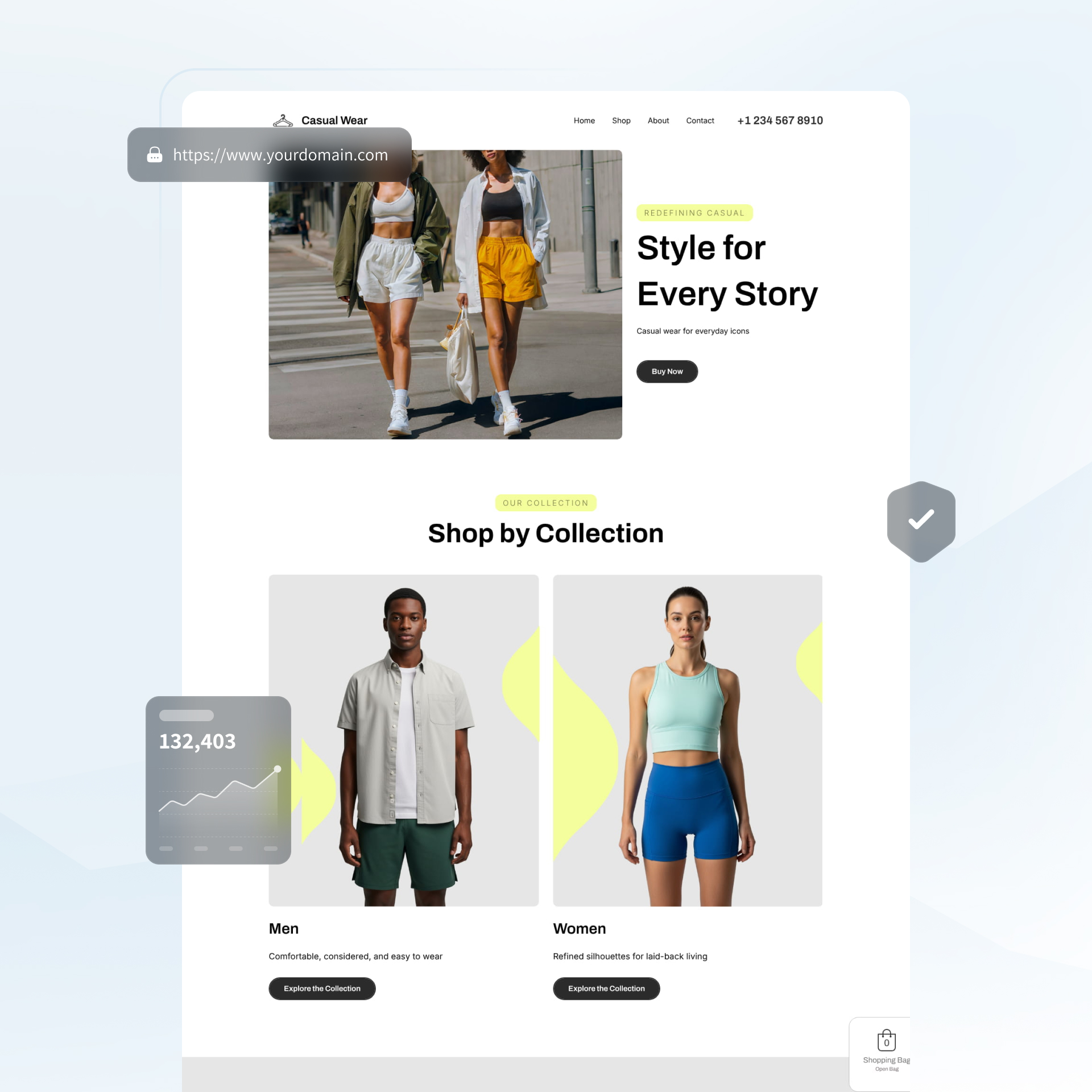 online shop website builder