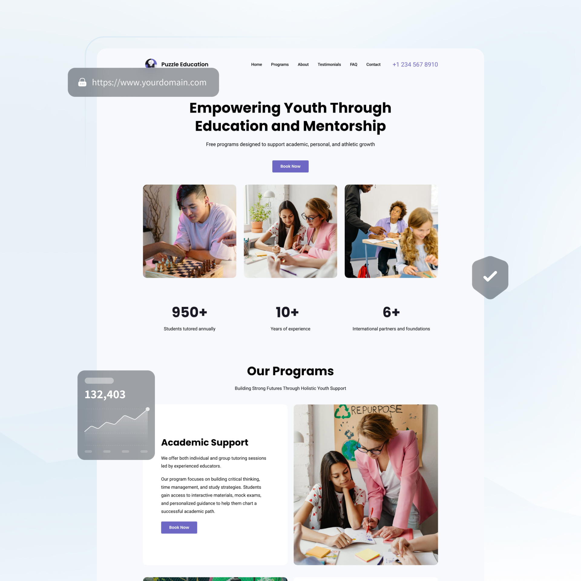 NGO website builder