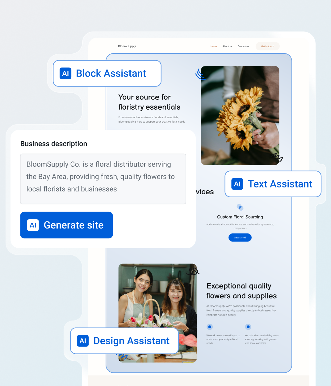 Yola AI website builder