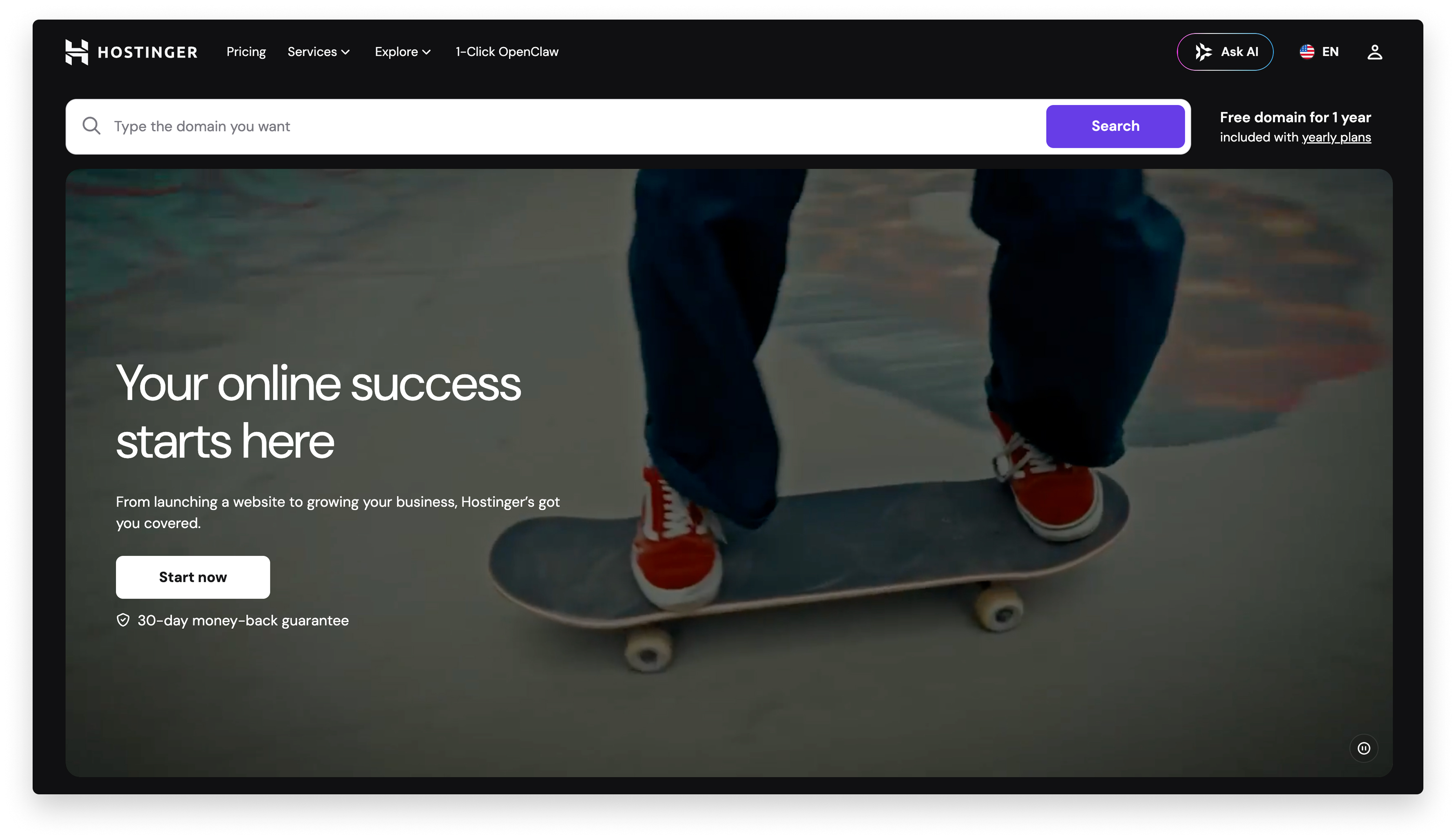 Hostinger good website builder