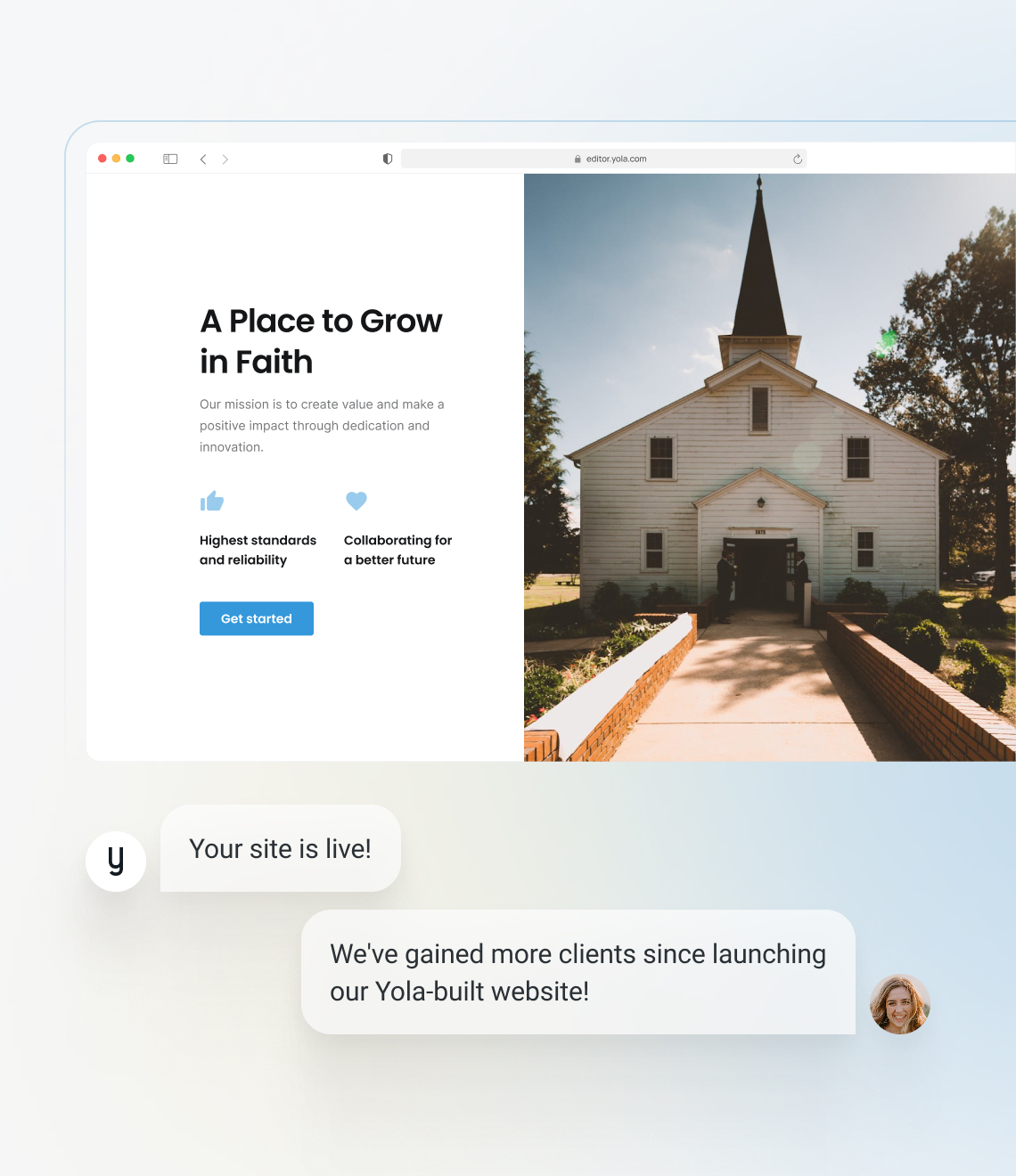 How to make a religious website