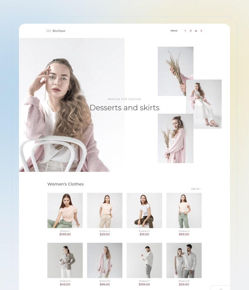 Anteprima del modello Boutique
