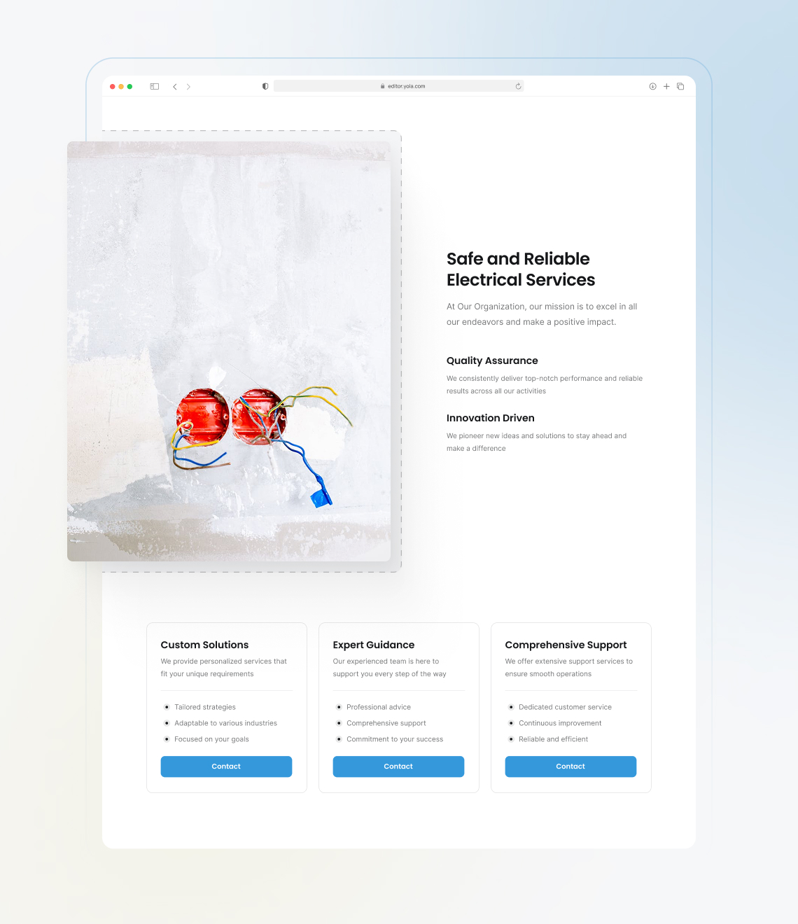 How to launch an electrician website easily