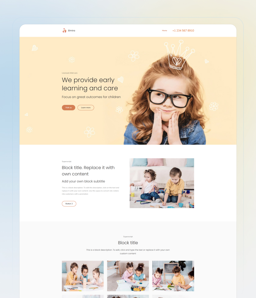 Pet sitting website template 5