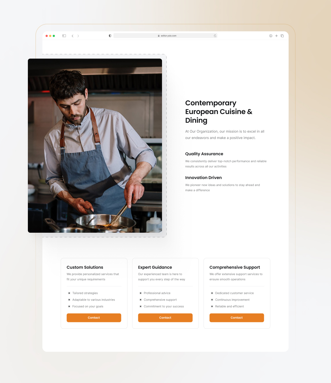 How to launch a food website easily