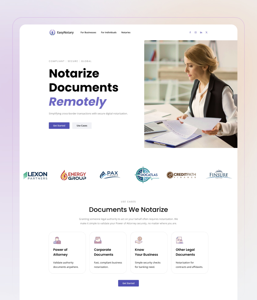 Clean website template 3