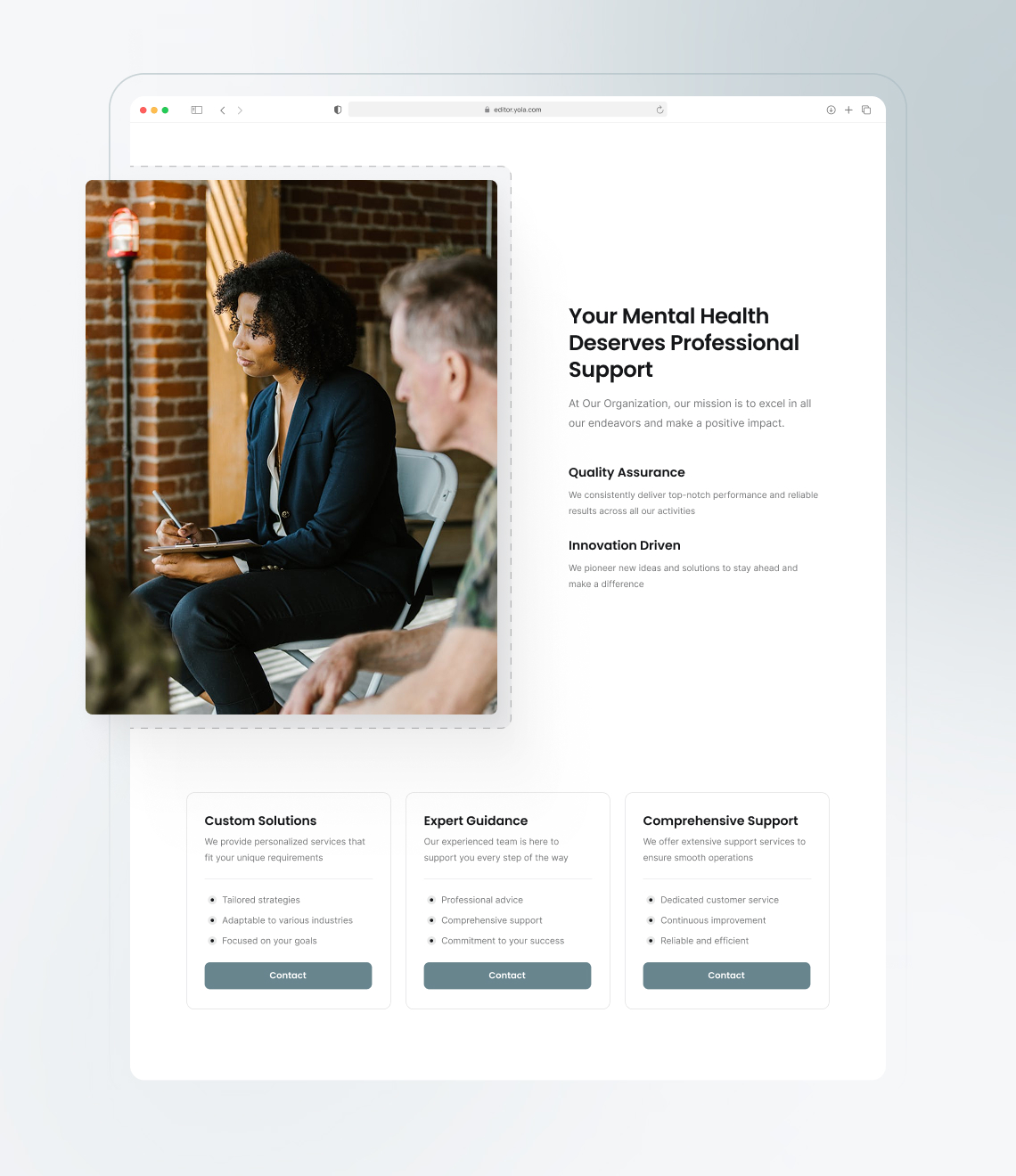 How to build a counseling site