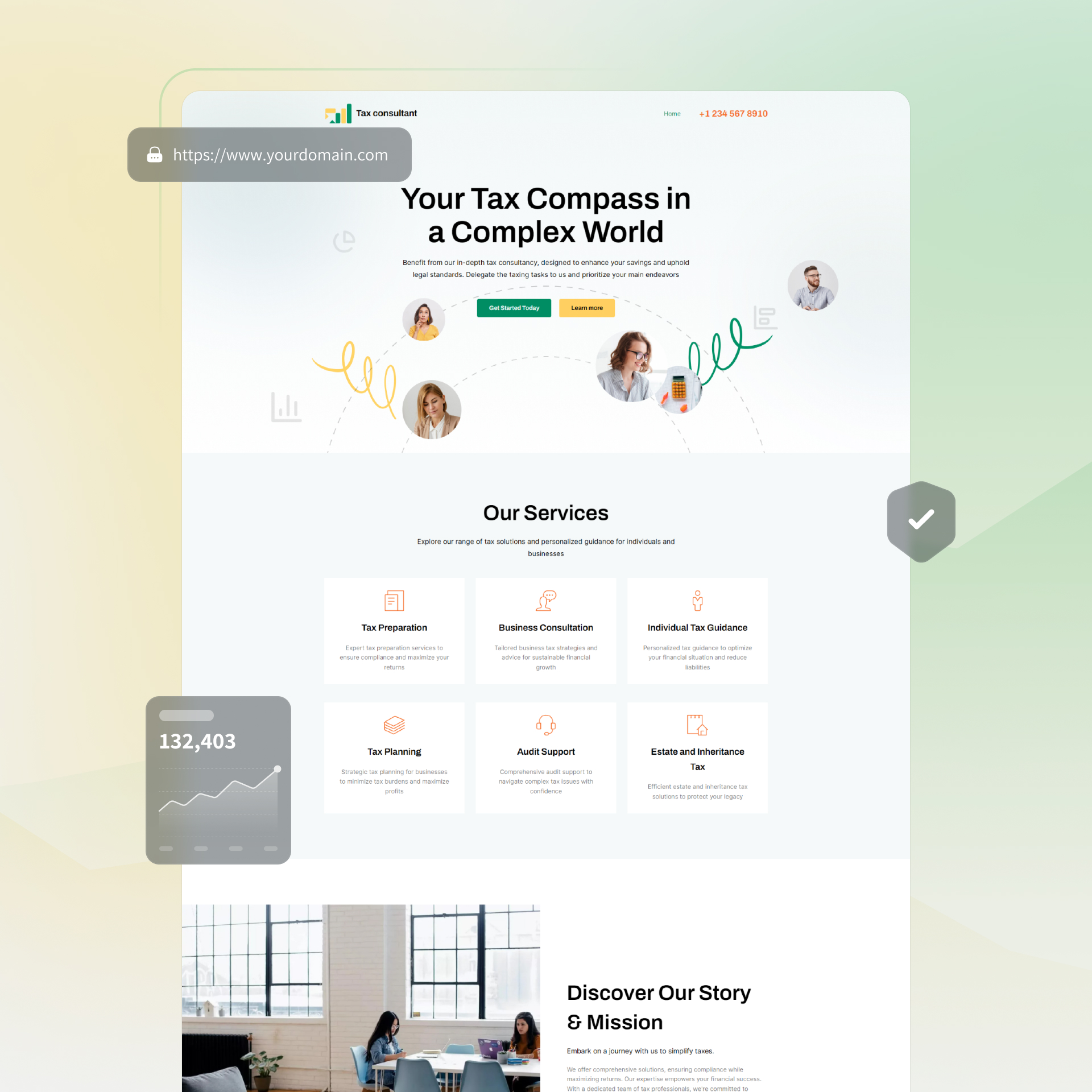 Mejores plantillas de página web para contables