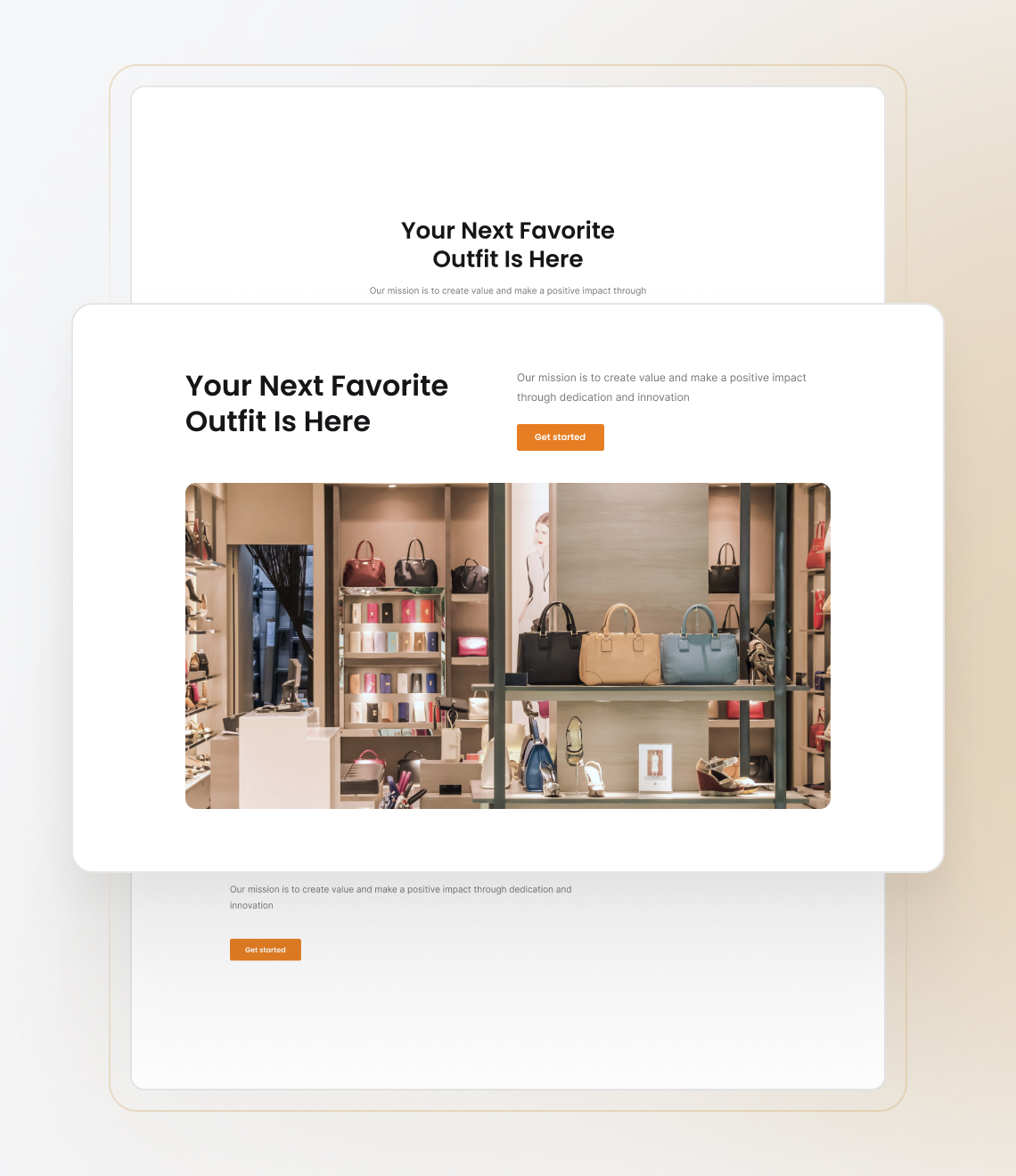 Best website builder for fashion services