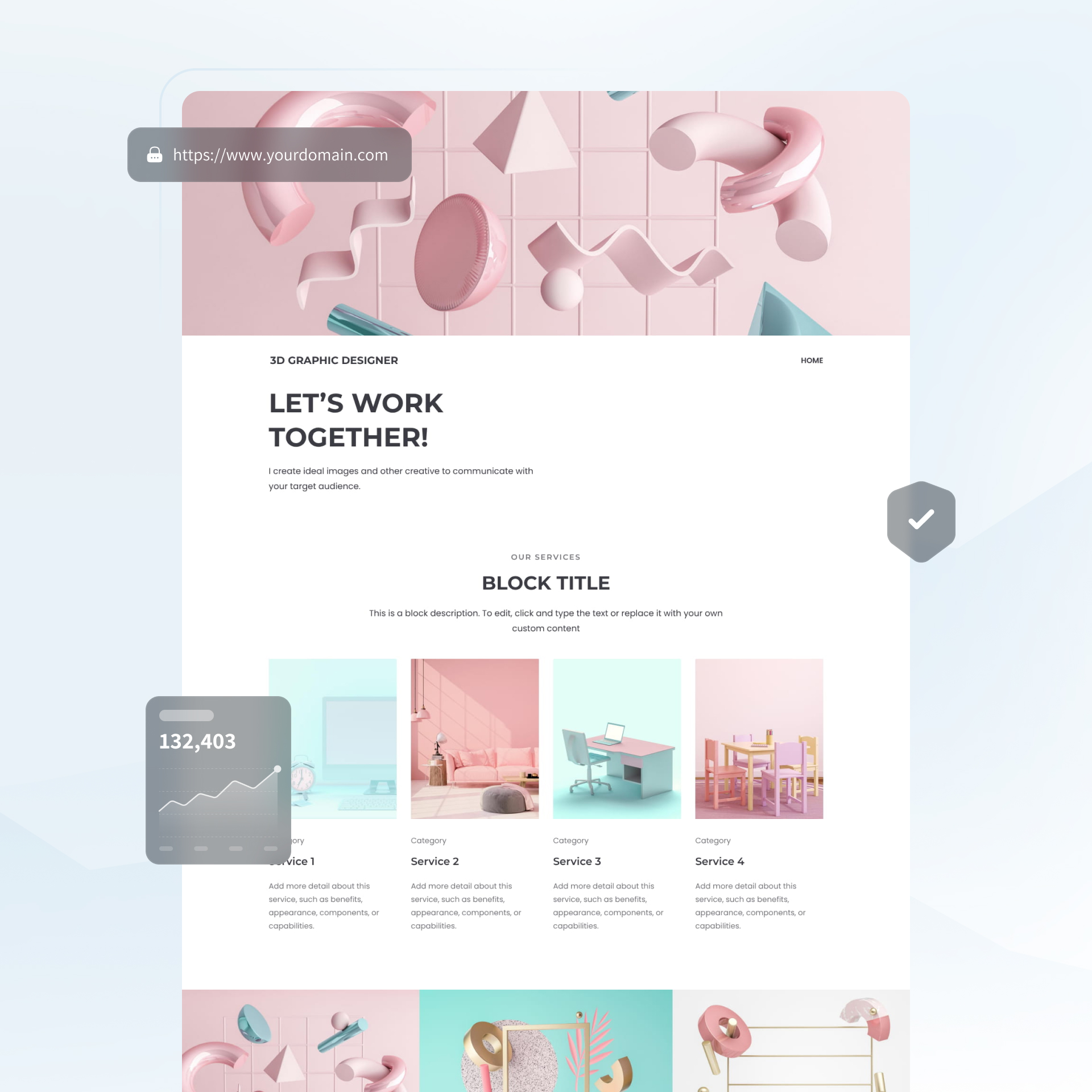 Best geometric website templates