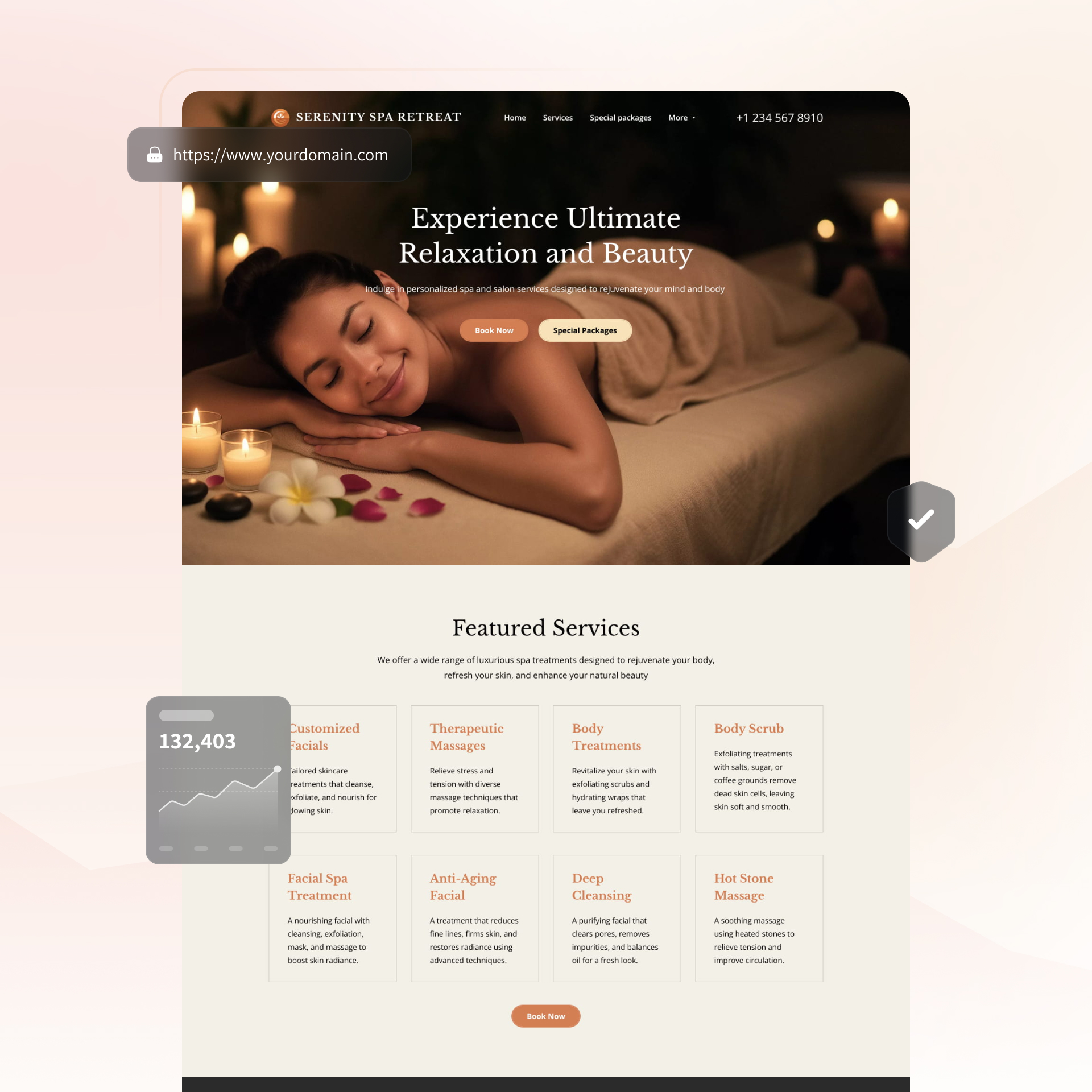 SPA website builder