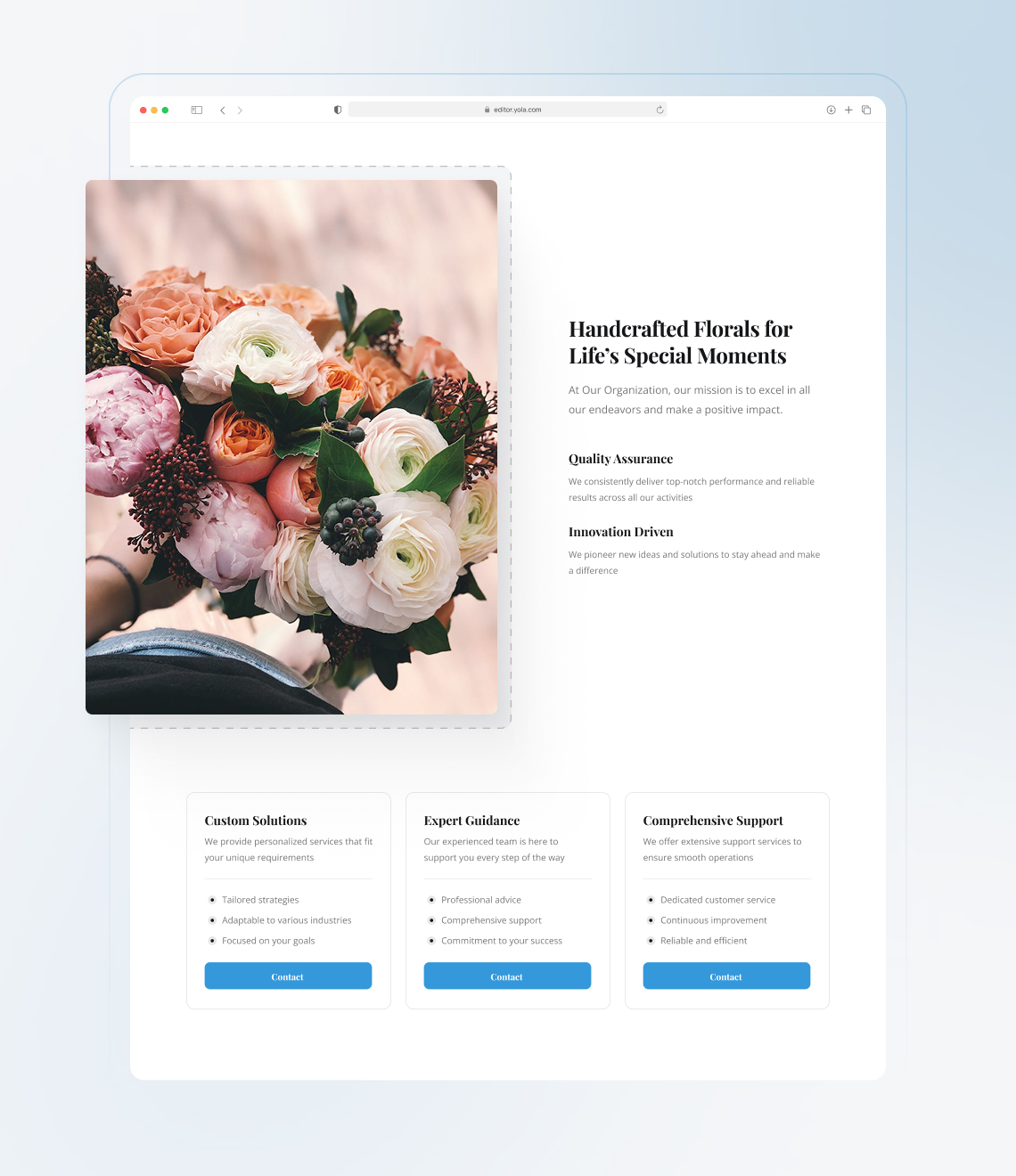 How to launch a flower shop website easily