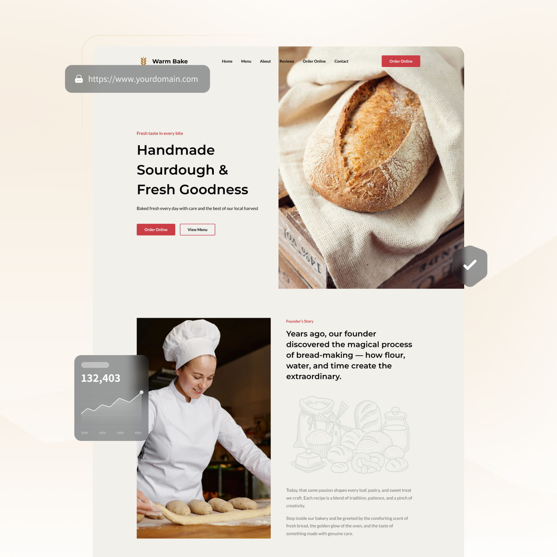 Best typographic website templates