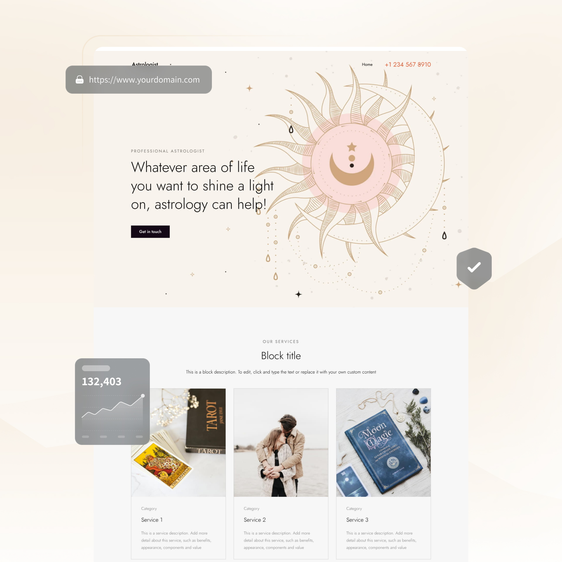 spiritual website builder