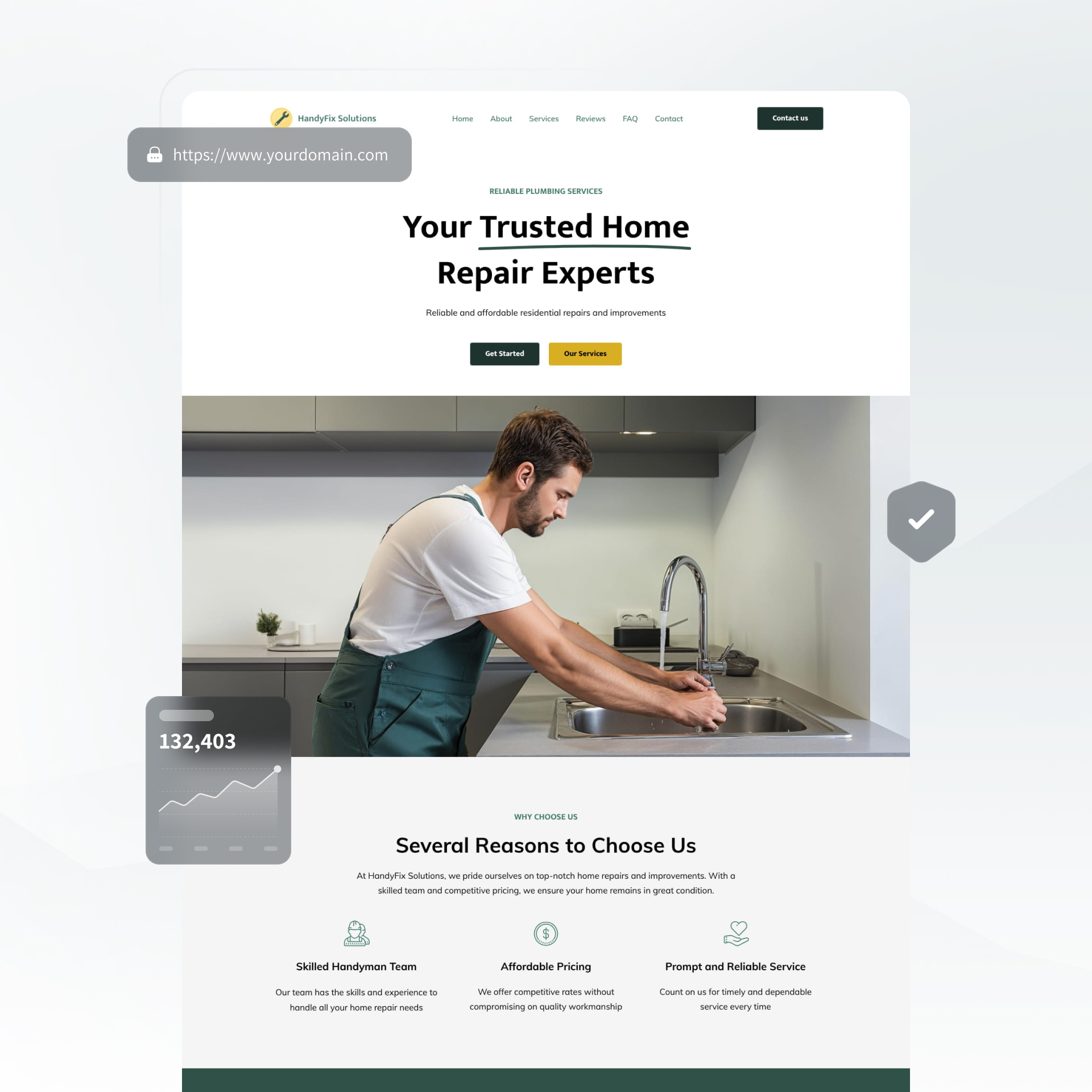 plumber website builder