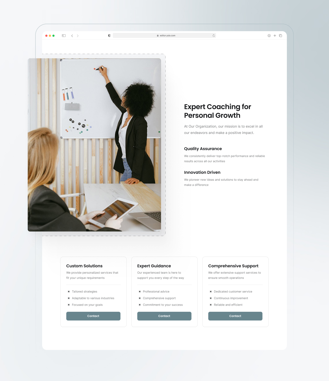 How to launch a training website easily