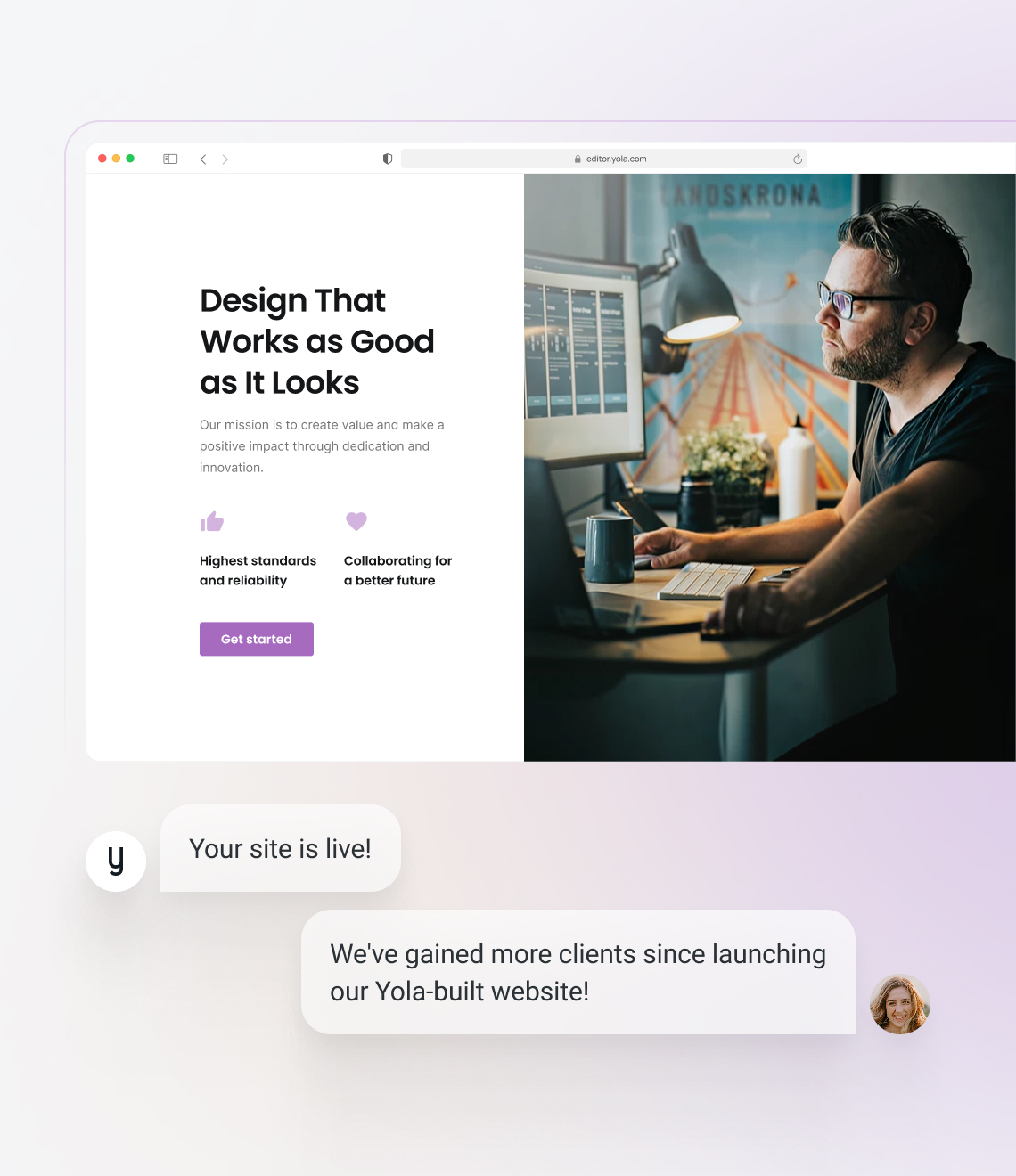 How to make a freelance website