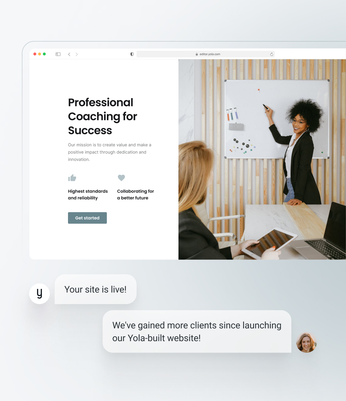 How to make an training website