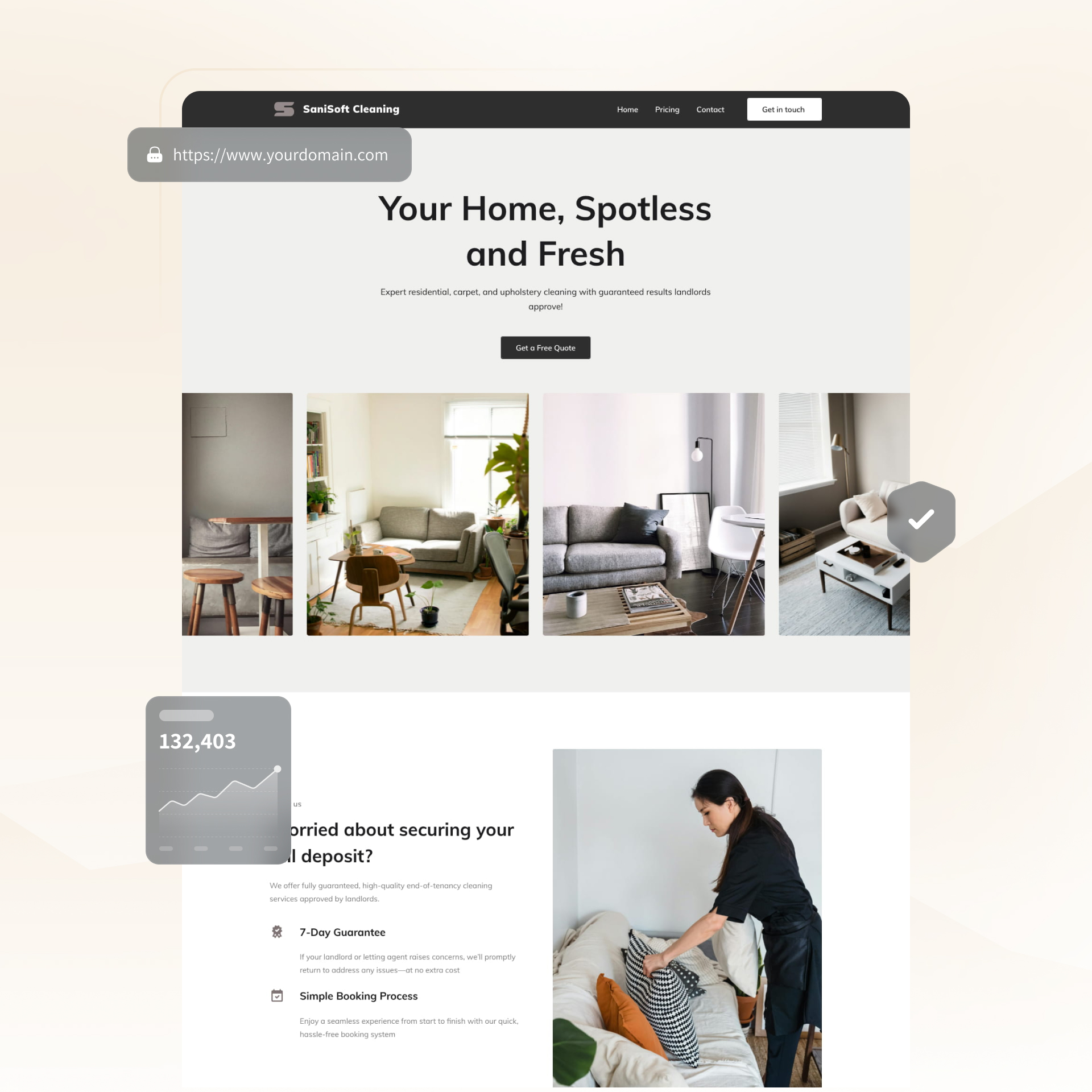 carpet cleaning website builder