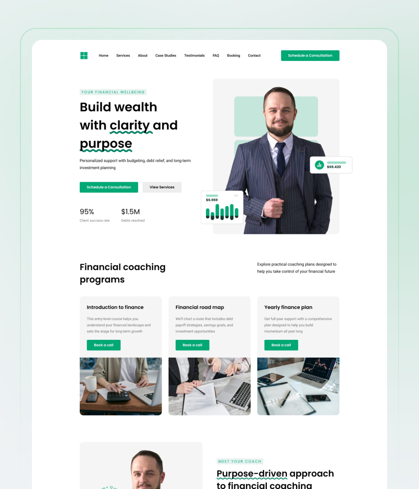 home builder Website Template 6