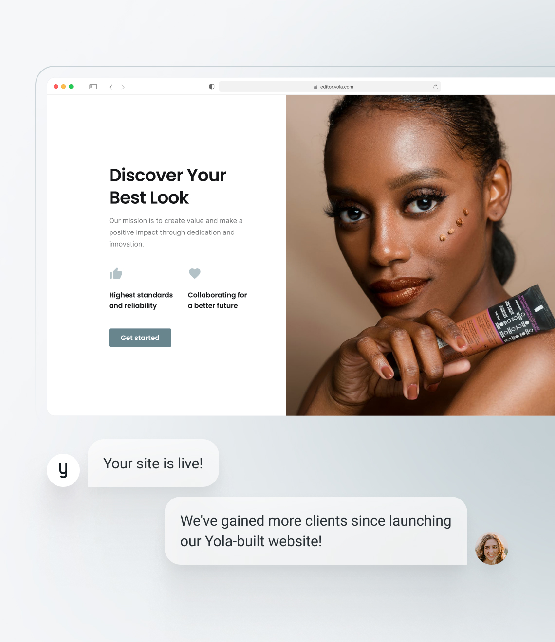 How to make a hair stylist website