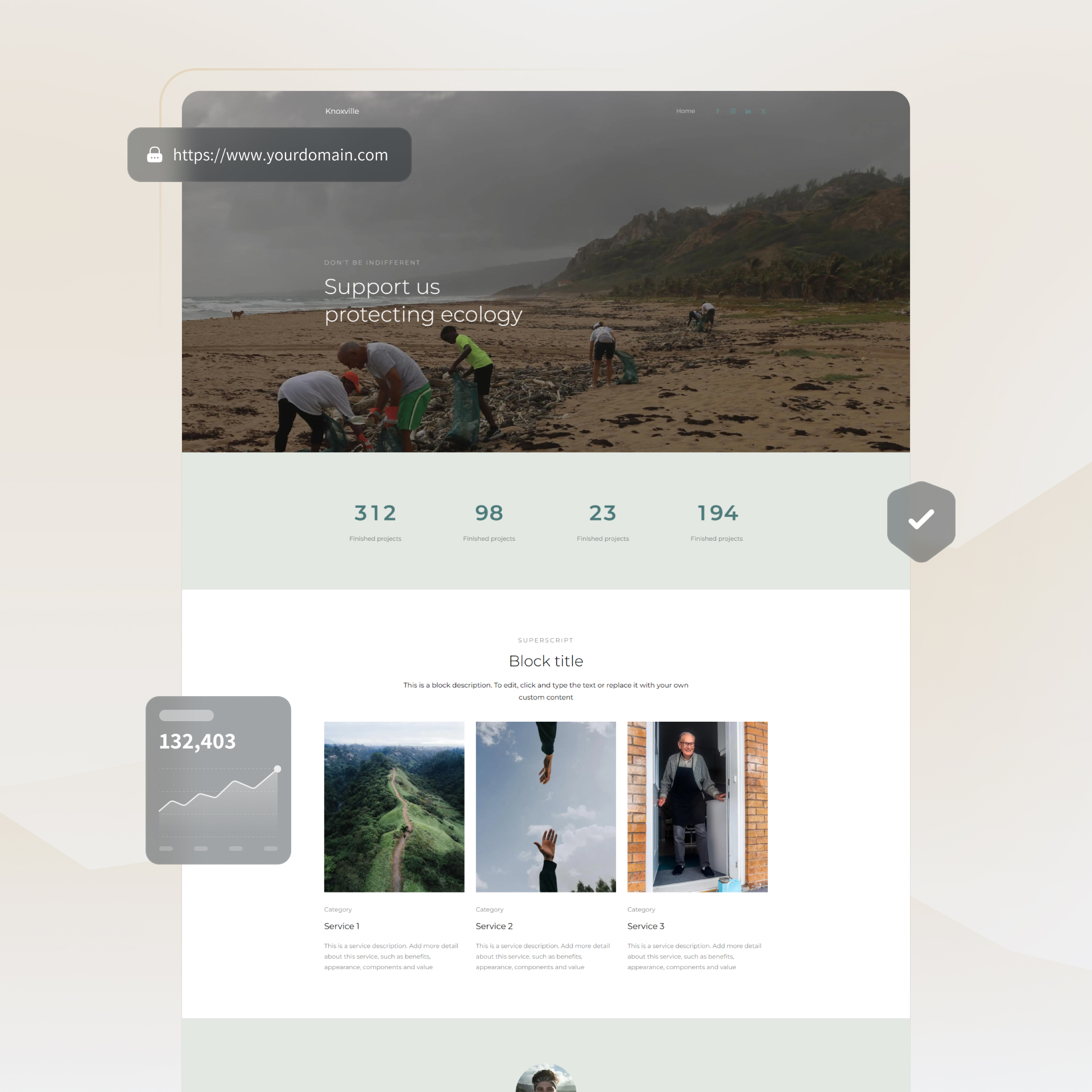 Best donation website templates