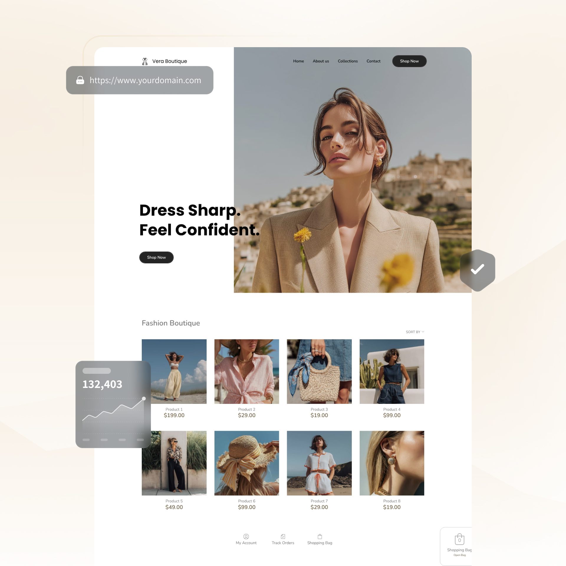 fashion website builder