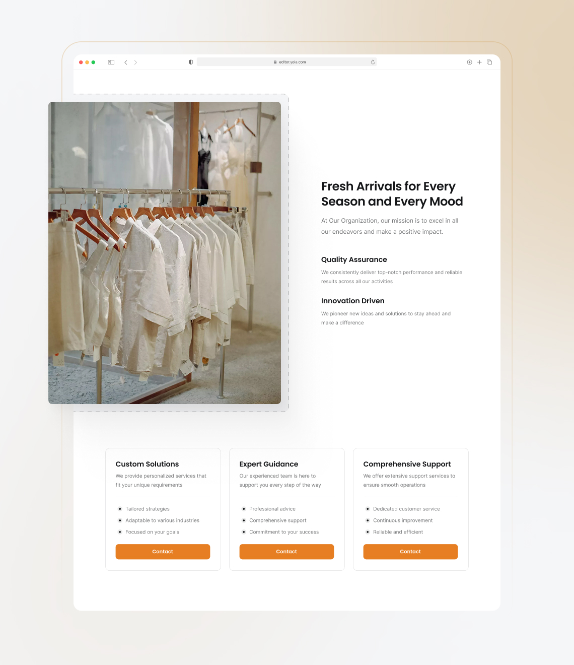 How to launch a store website easily