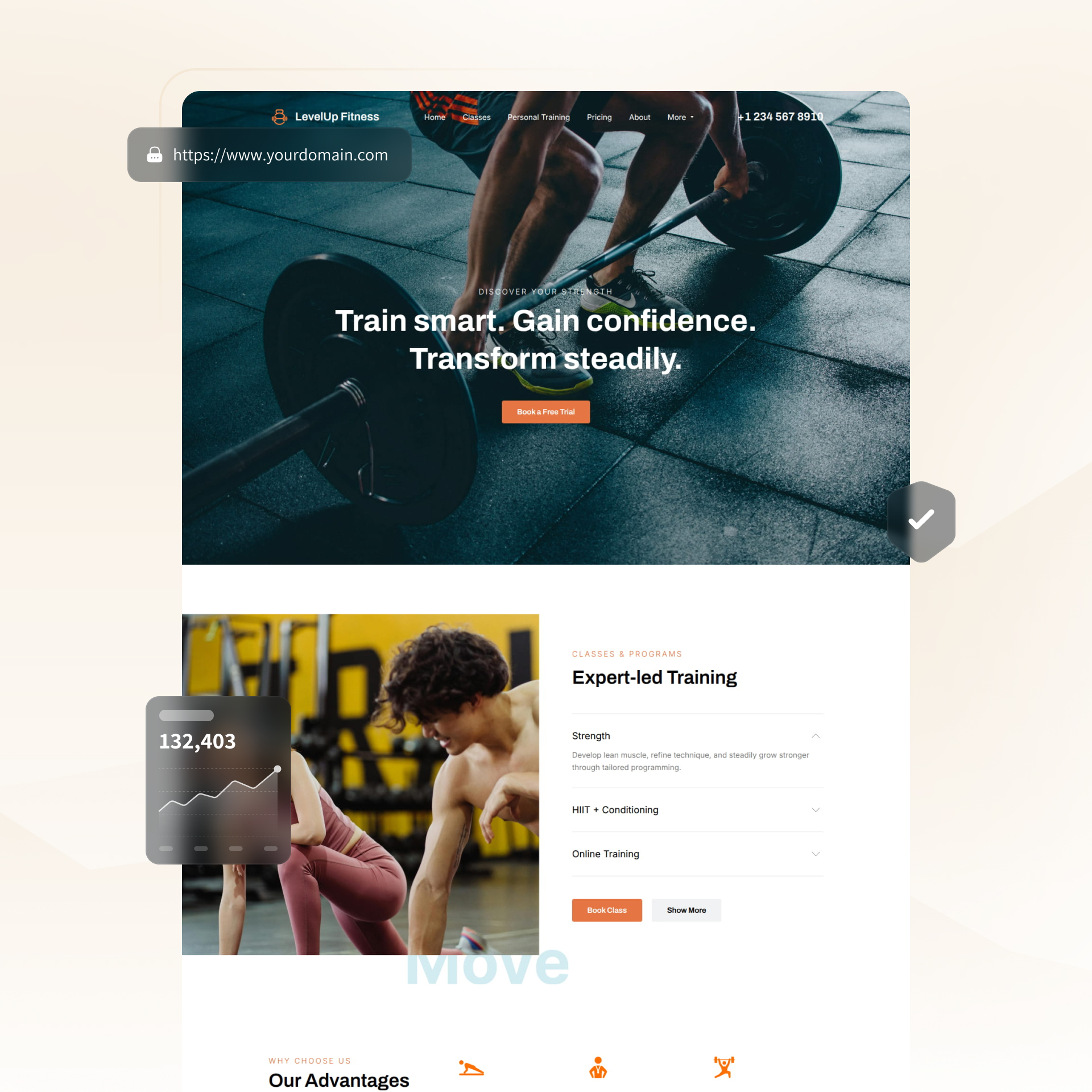 martial arts website builder