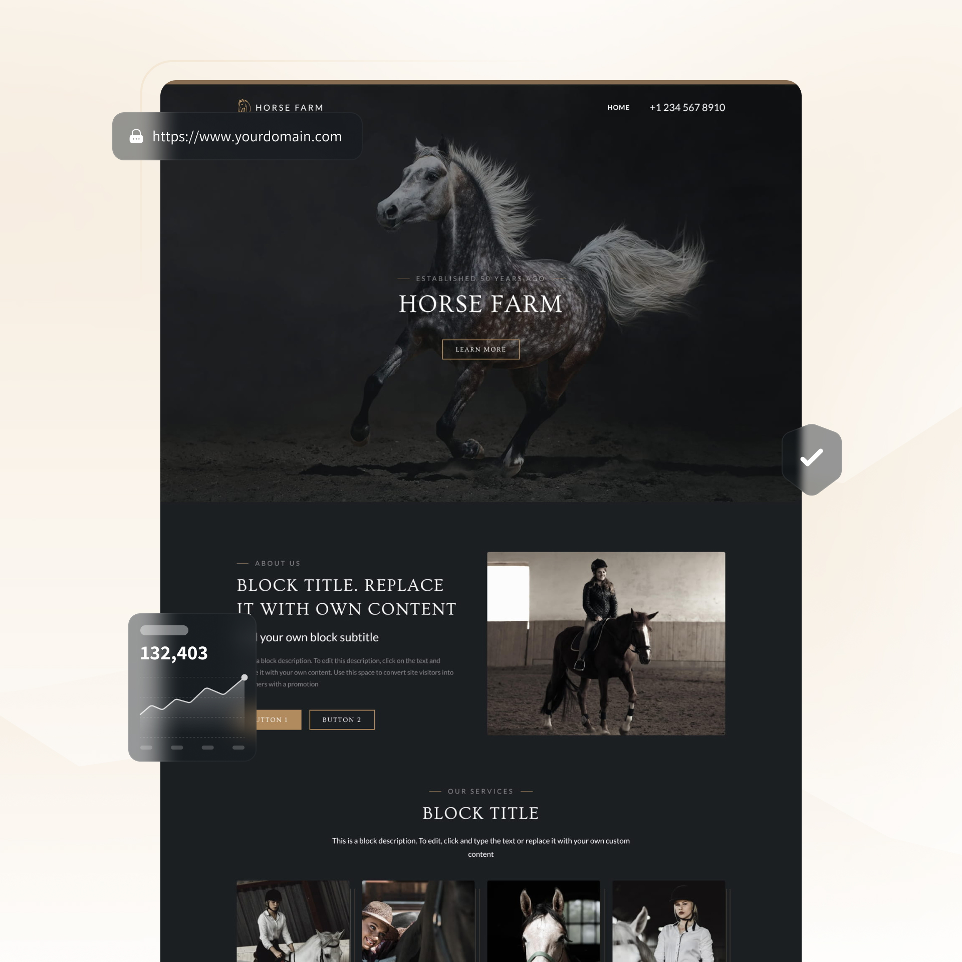 farm website builder