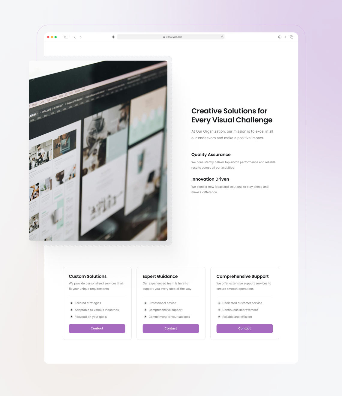 How to launch a designer website easily