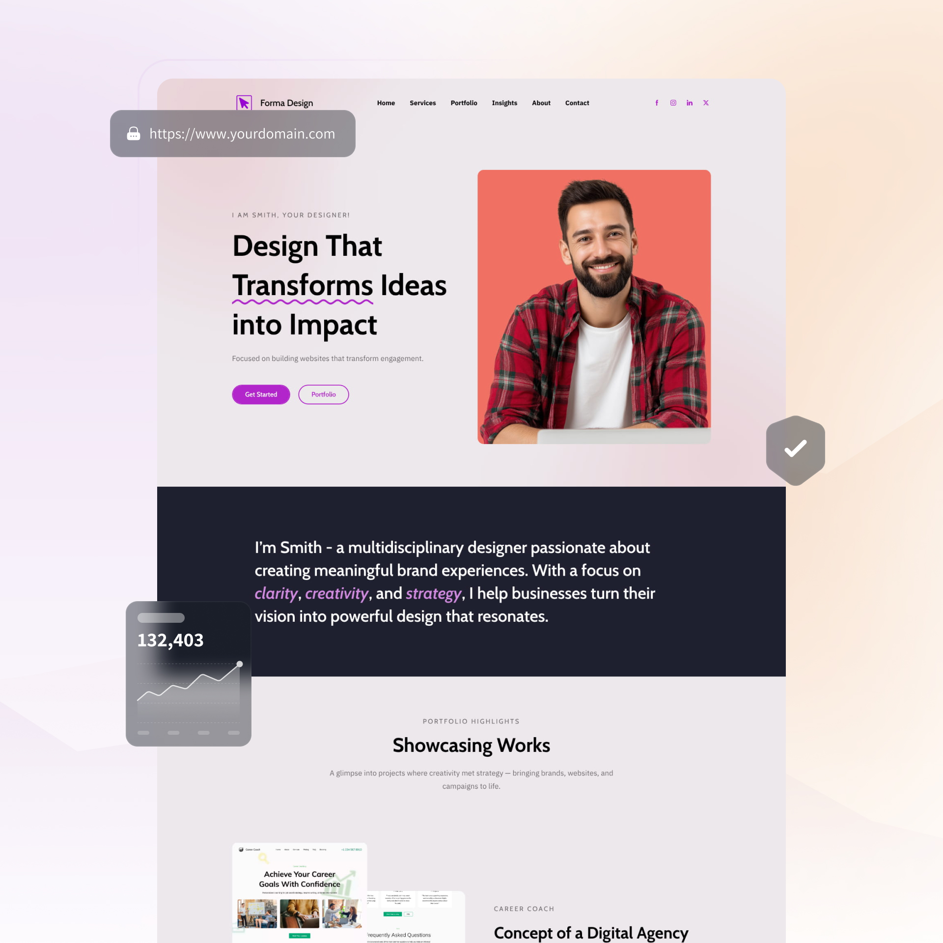 freelance website builder