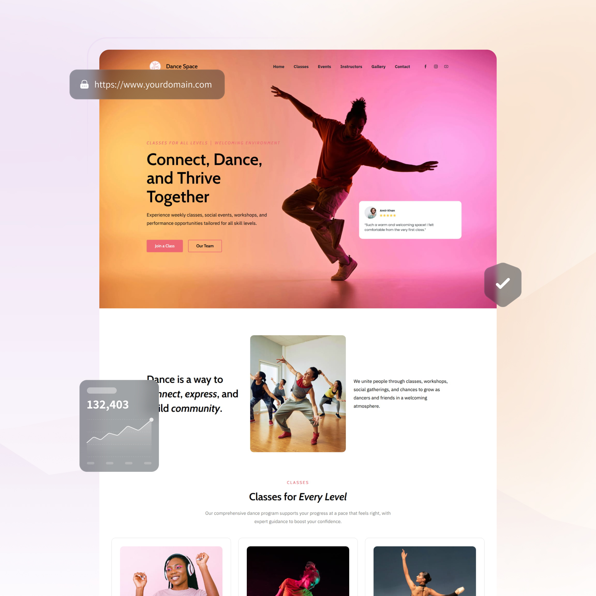 Best bright website templates