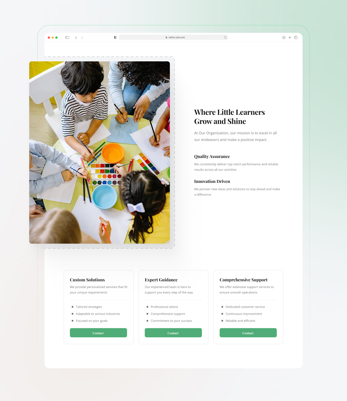 How to launch a preschool website easily