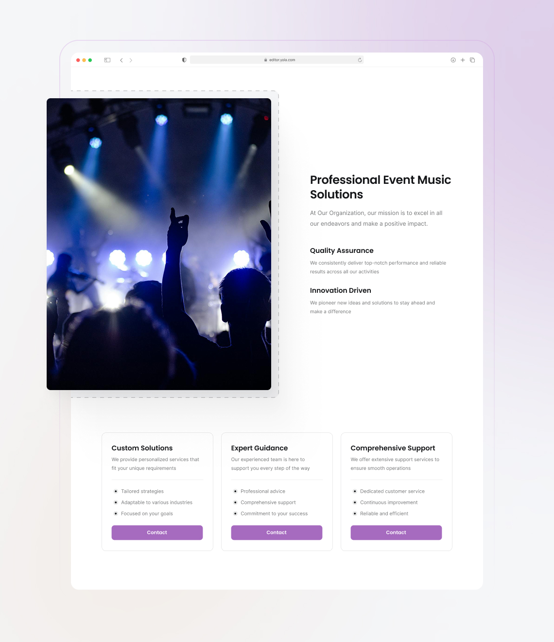 How to build a DJ site