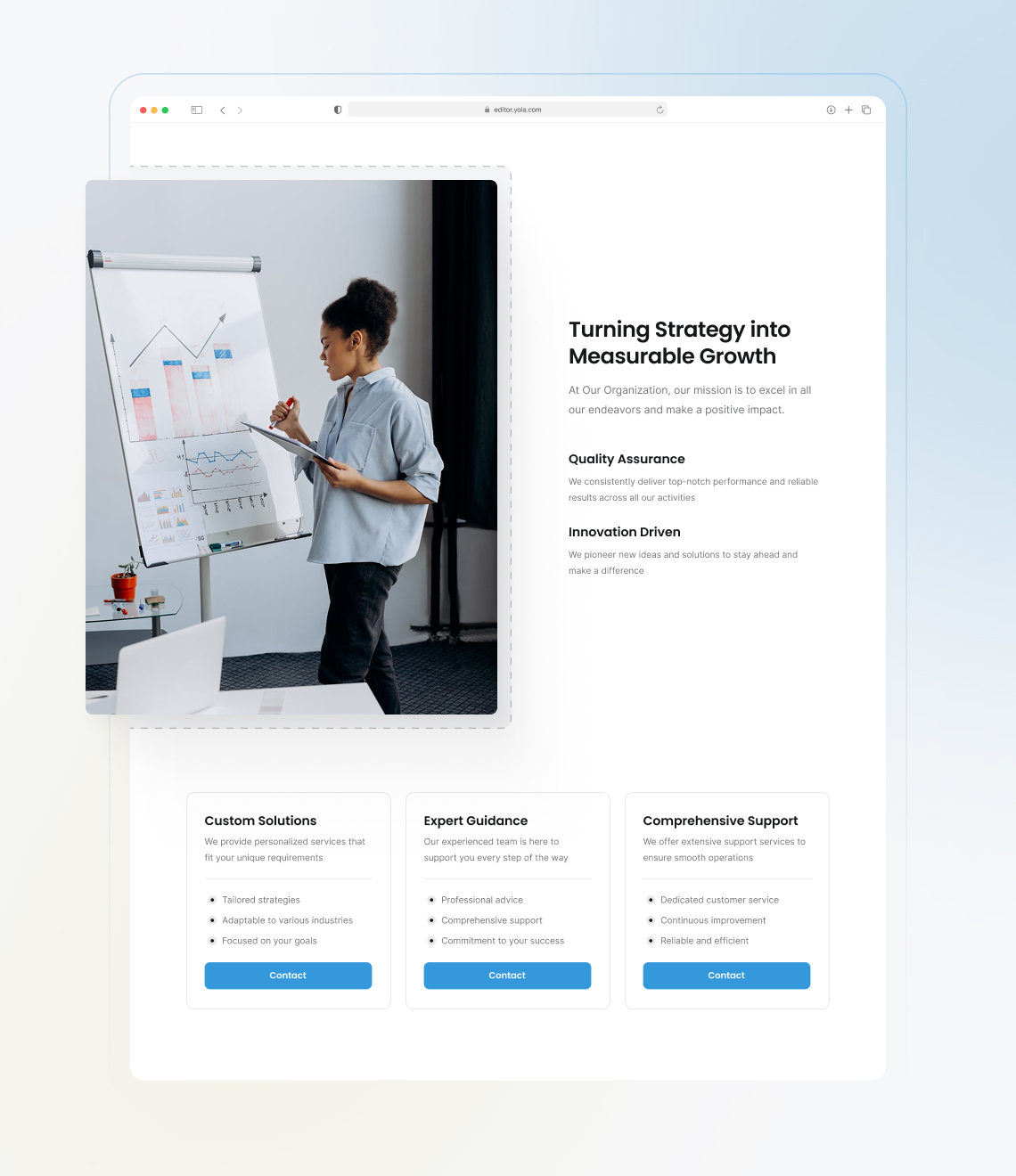 How to launch a business consulting website easily