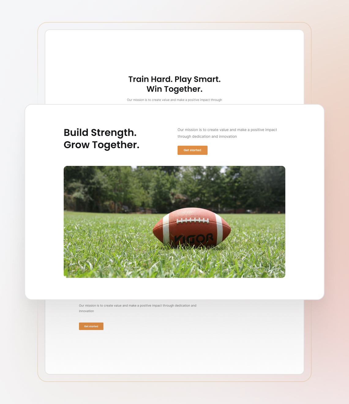 Best website builder for football clubs