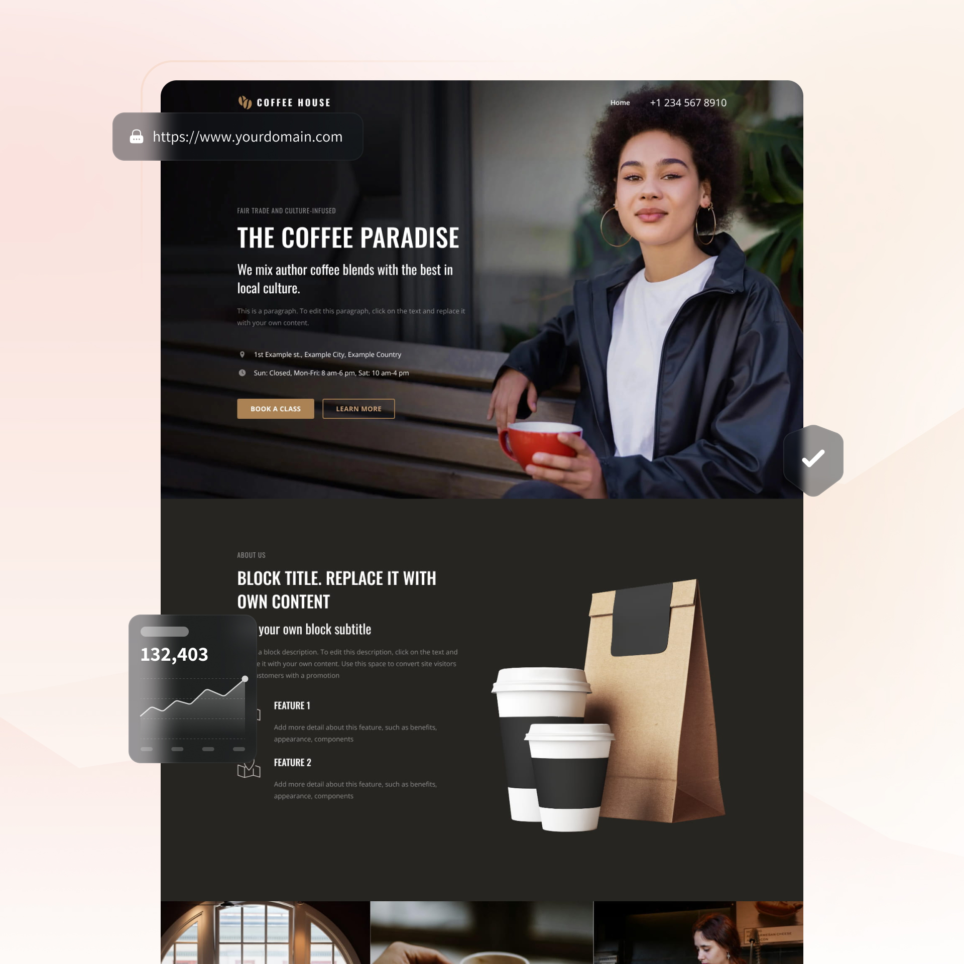 Best brown website templates