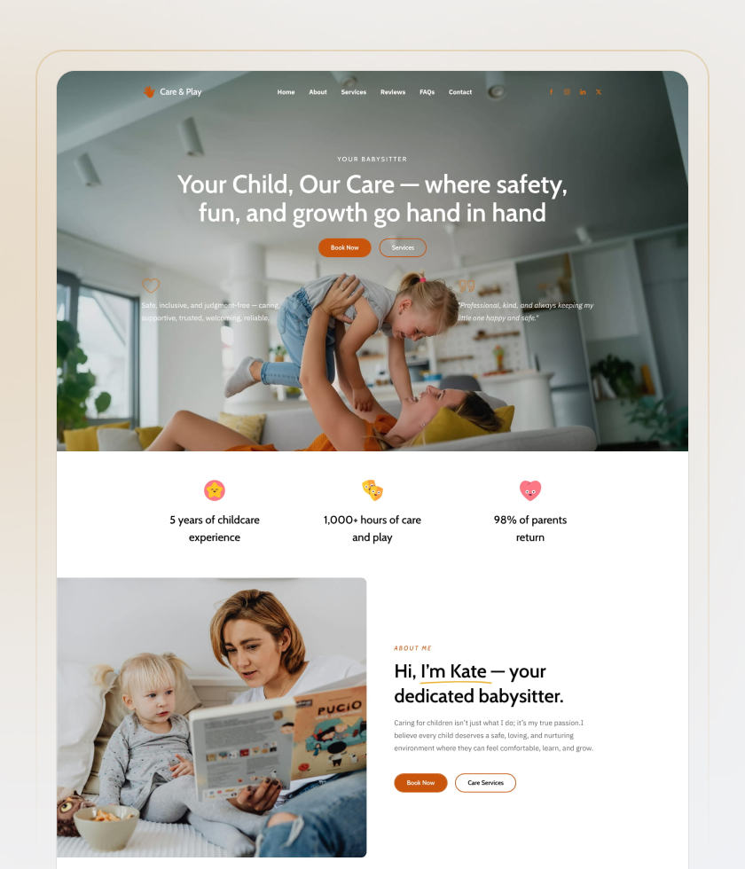 Modèle de site Créateur de site gratuit 3