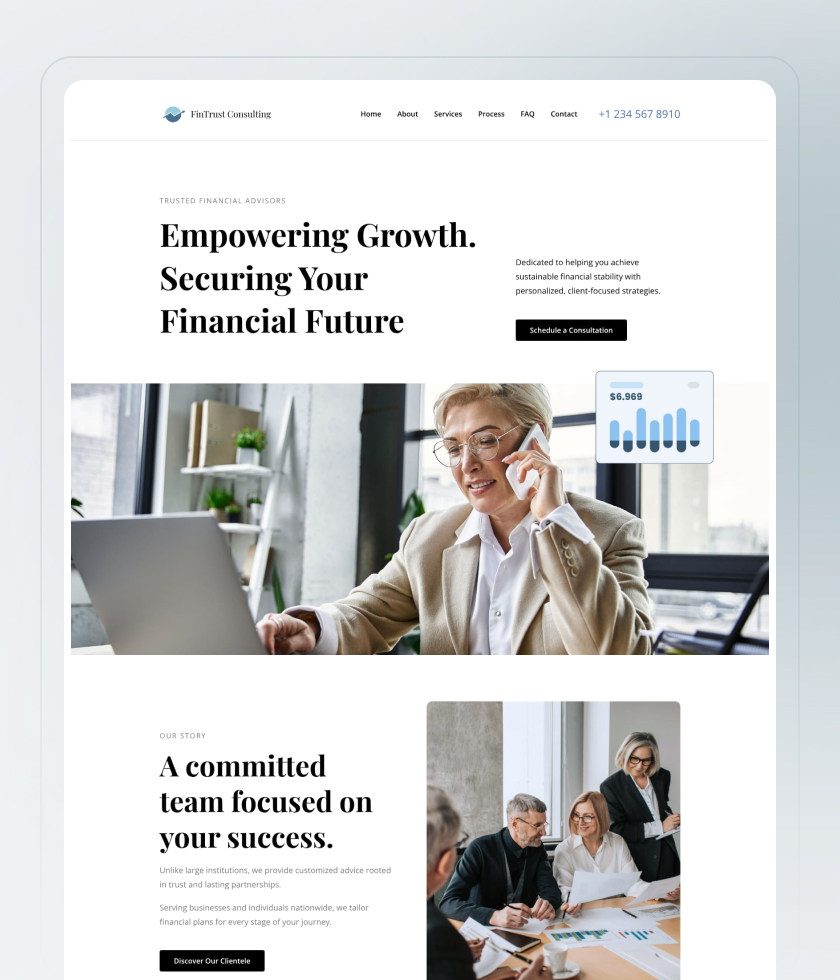 Cool website template 2