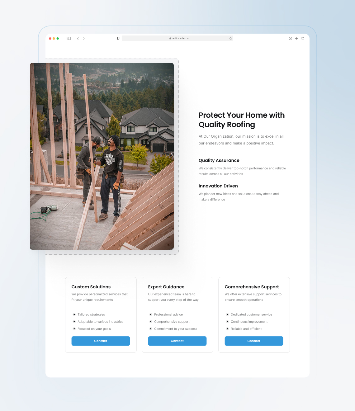 How to launch a roofing website easily