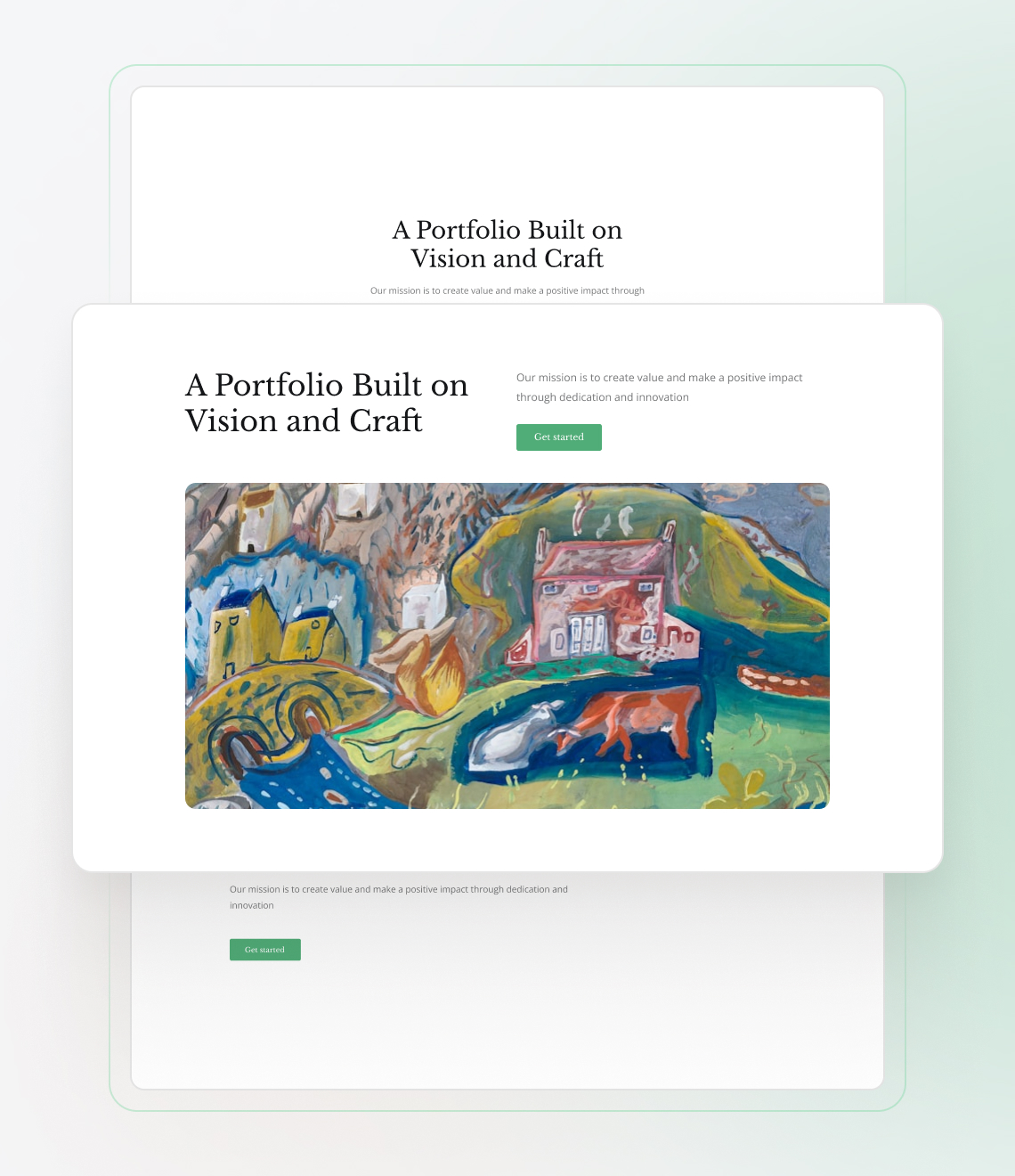 Best website builder for artist portfolio