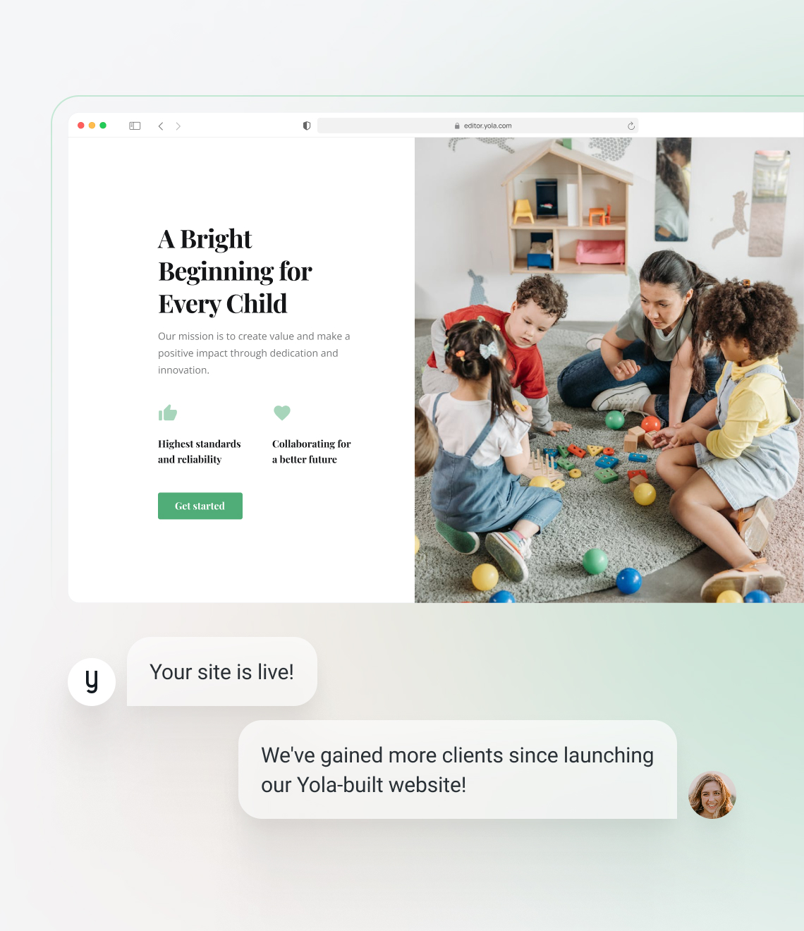How to make an preschool website